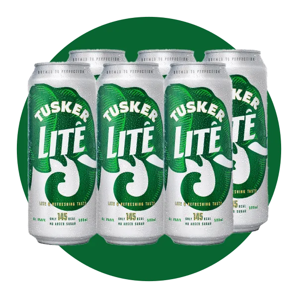 Tusker Lite 500ml  (6pack)