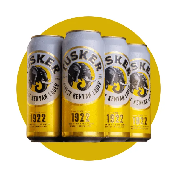 Tusker Lager 500ml  (6pack)