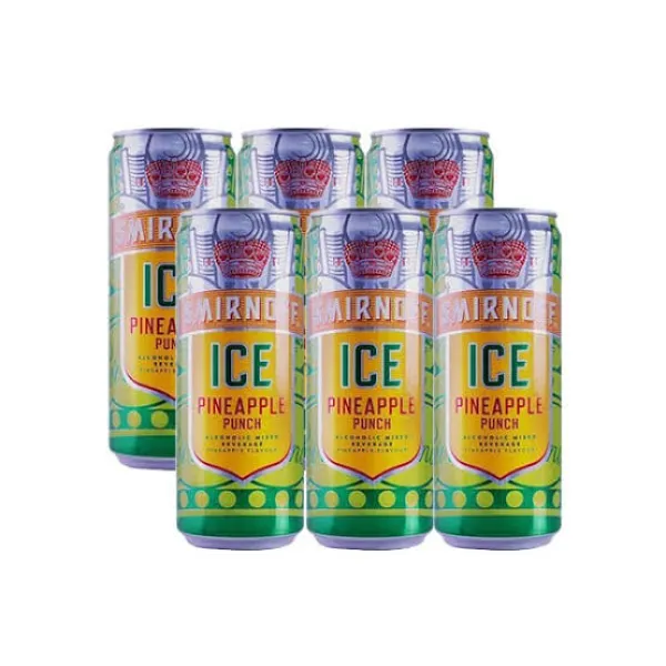Smirnoff Pineapple Punch 330ml  (6pack)